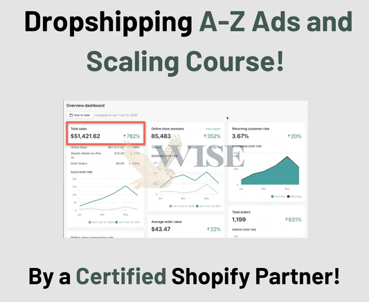 Dropshipping A-Z Ads and Scaling Course